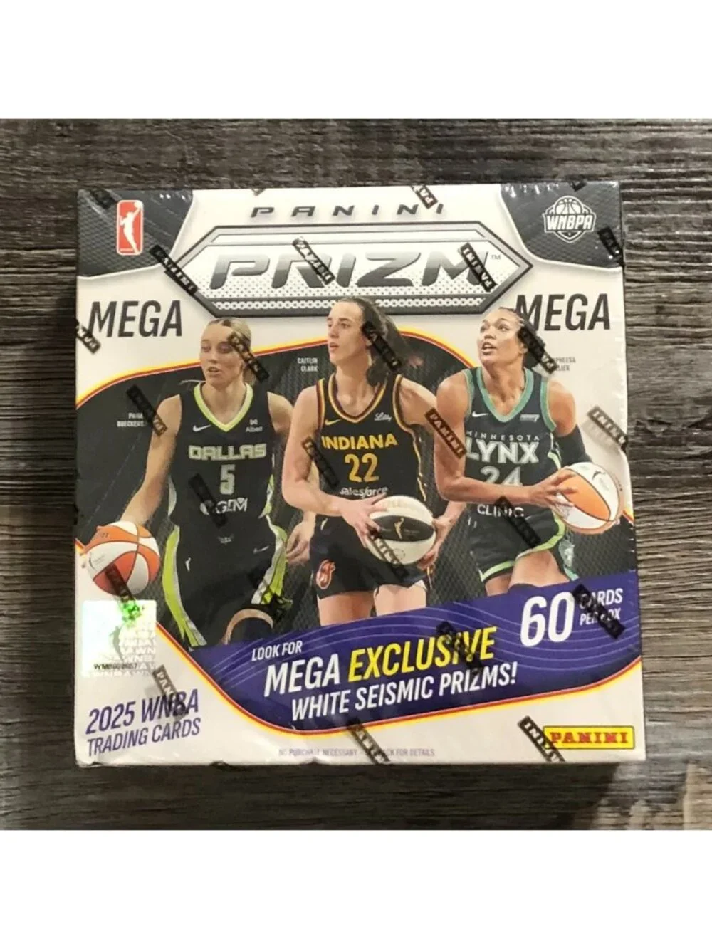 2025 Panini Prizm WNBA Sealed Mega Box White Seismic Prizms Clark Cunningham?